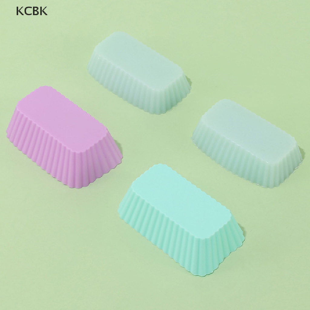 1 / 4 Khuôn Silicone Hình Chữ Nhật Làm Bánh Có Thể Tái Sử Dụng