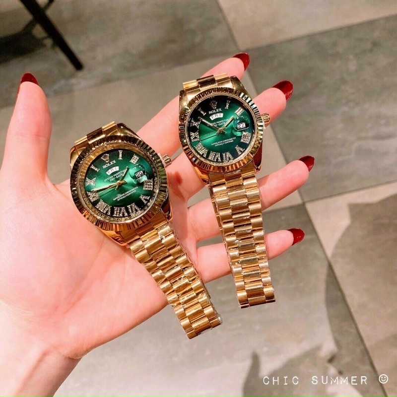 Đồng hồ Rolex nam viền trơn thời trang