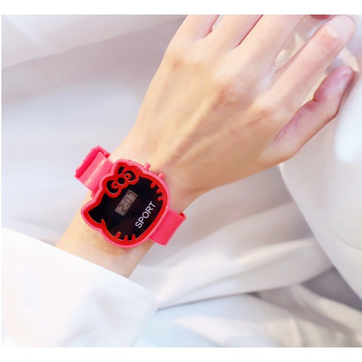  ĐỒNG HỒ ĐIỆN TỬ TRẺ EM HAZO 319 MẶT LED KITTY DỄ THƯƠNG  MQ-003 | BigBuy360 - bigbuy360.vn