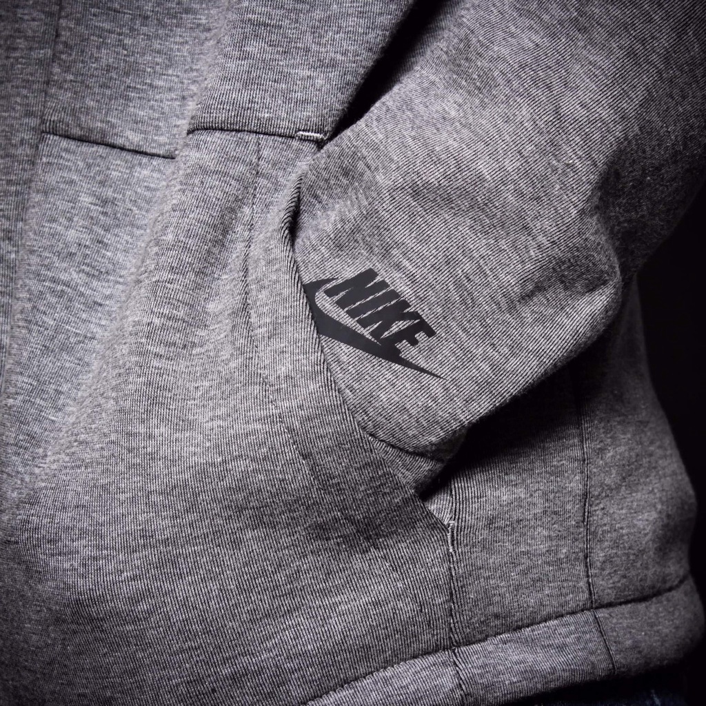 NIKE - Áo khoác nỉ thể thao nam Nike Tech Fleece Cardigan Jacket - Xám ghi