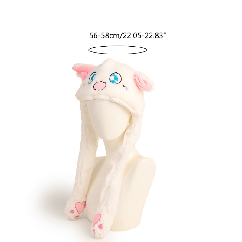 Mũ Polyester Giữ Ấm Tai Mèo Dễ Thương Cho Người Lớn Và Trẻ Em