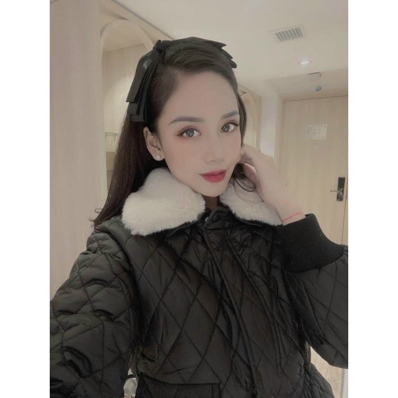 [ÁO KHOÁC NỮ] Áo Phao Nữ Trám Cổ Lông Siêu Nhẹ Có Ảnh Thật Kèm Video | BigBuy360 - bigbuy360.vn