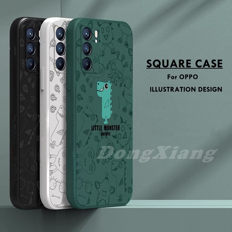 Ốp điện thoại cho OPPO A15/15S/54/94/52/92/5S/12/7/1K/3S A93/53 2020 F9 RENO 6 4F 5F REALME 8I C2
