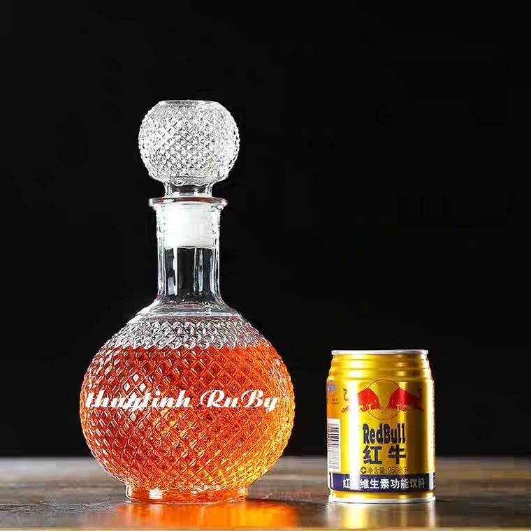 Bình thủy tinh dung tích 970ml đựng nước  tiện ích