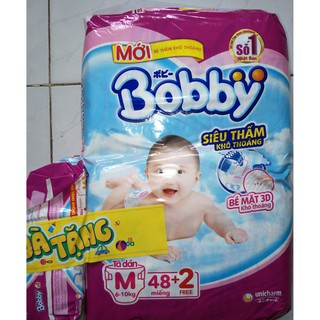 Tả/Bỉm Bobby dán siêu mỏng M48-L42-XL38-XX36