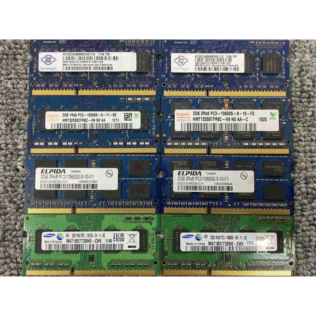 Ram laptop DDR2 2GB Bus 667/800 MHz | Hàng bóc máy.