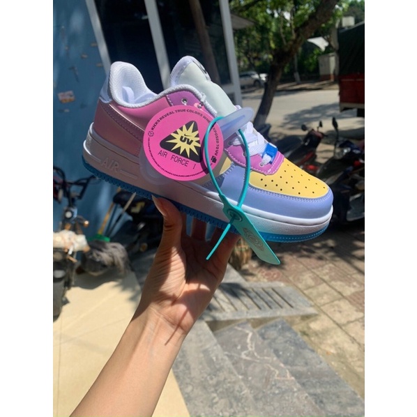 Giày AF1 Đổi Màu Đế UV Hàng Cao Cấp Full Box Hộp | BigBuy360 - bigbuy360.vn