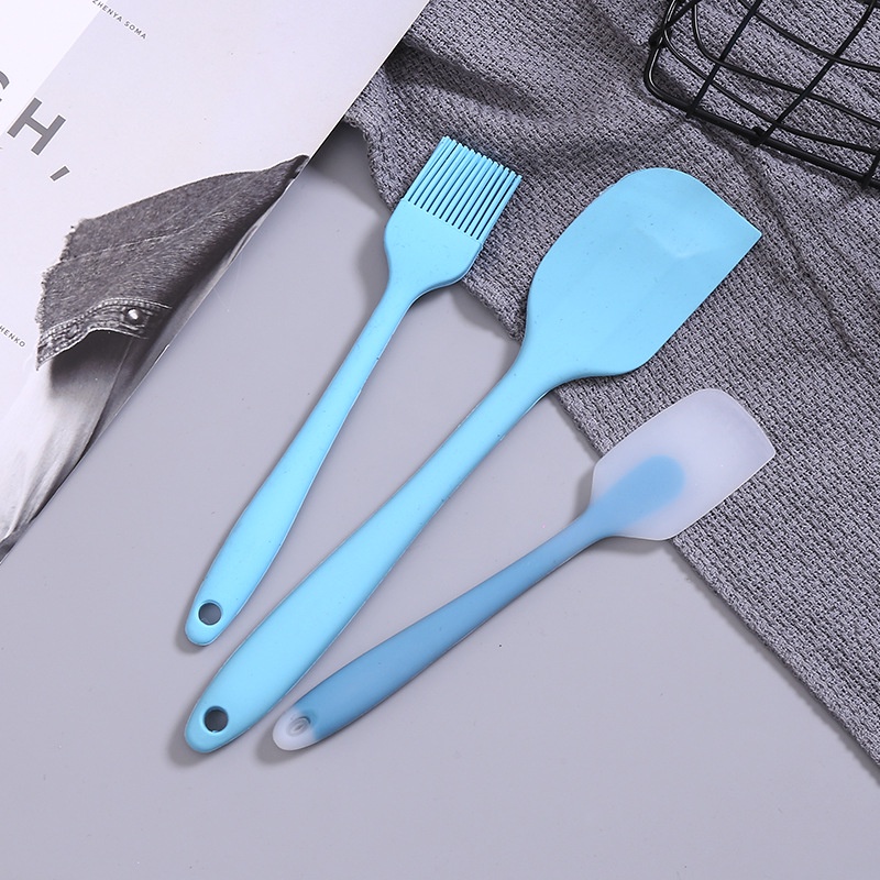 Cây Quét Bột Phết Bánh Kem Bằng Silicone, Dụng Cụ Trộn Bột Phới Vét Bột