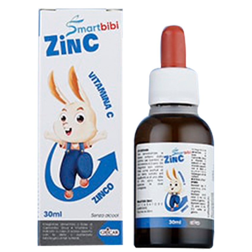 SMARTBIBI ZINC (Chai 30ml) Bổ sung kẽm cho trẻ từ 0 đến 12 tuổi - Gia Hân