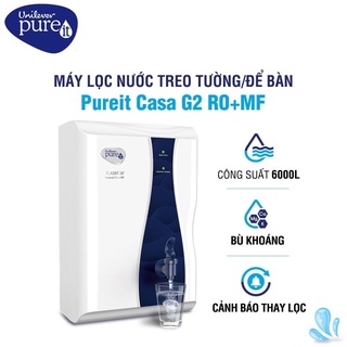 Máy Lọc Nước Unilever Pureit Casa G2, Lắp đặt miễn phí tận nơi - Hàng chính hãng
