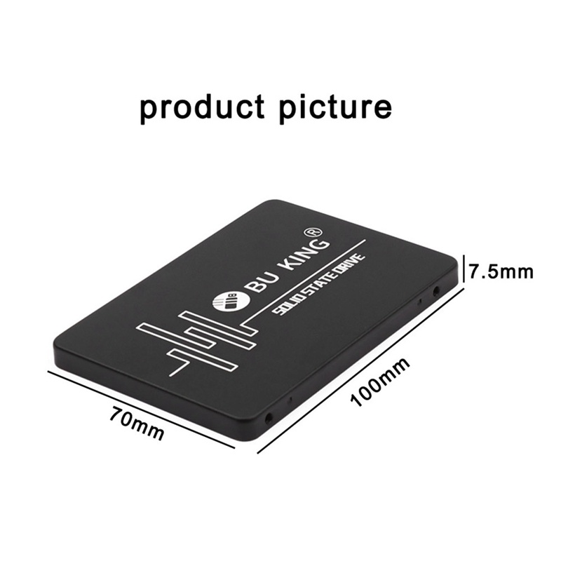 Ổ cứng màu đen 60G SSD 2.5-Inch SATA III 6.0Gbps 500M/S cho máy tính | BigBuy360 - bigbuy360.vn