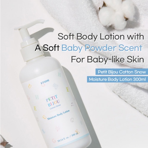 Lotion dưỡng ẩm toàn thân bằng cotton 300ml tiện dụng