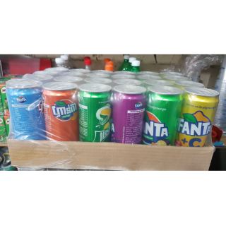 Thùng Fanta Thái mix 5 hoặc 6 mùi 24 lon