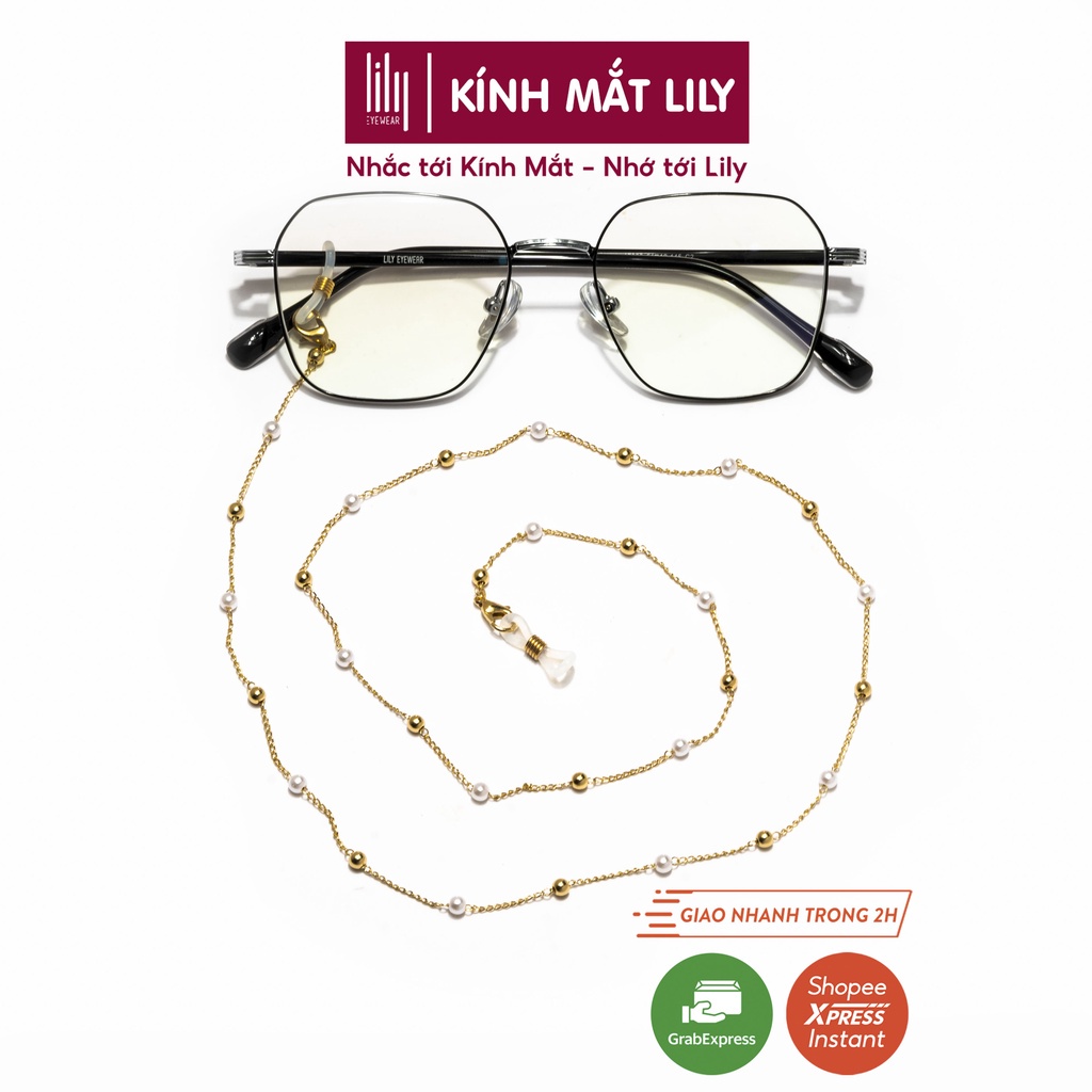 Dây đeo kính mắt thời trang chống rơi LILYEYEYWEAR nhiều thiết kế có thể sử dụng cho cả khẩu trang