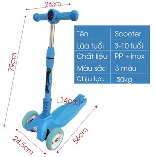 Xe trượt Scooter 3 bánh JC750