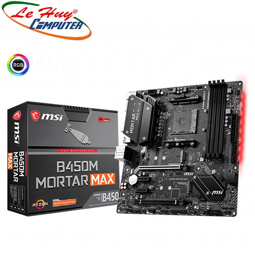 Bo mạch chủ - Mainboard MSI B450M MORTAR MAX