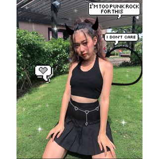 Áo croptop cổ yếm Pony