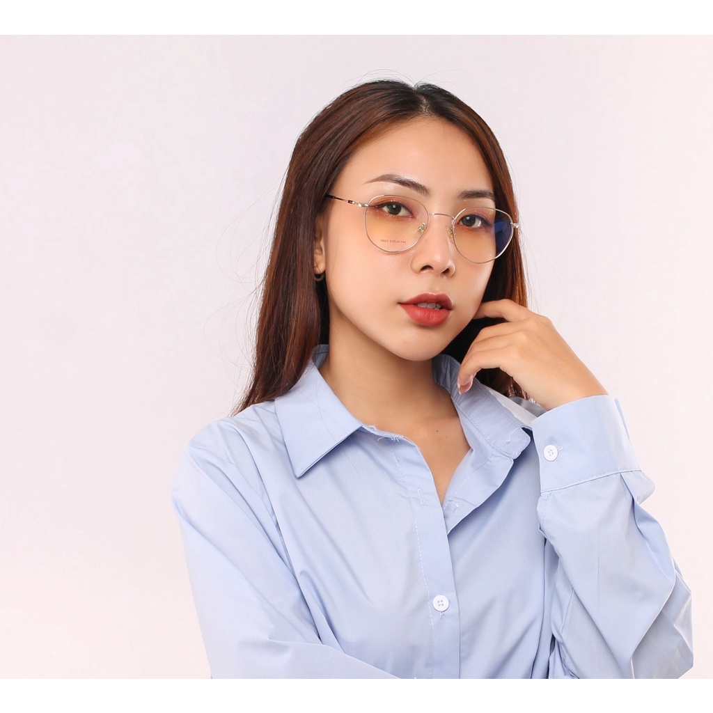 Gọng kính hợp kim 19023 thời trang nữ siêu nhẹ siêu bền OURESS