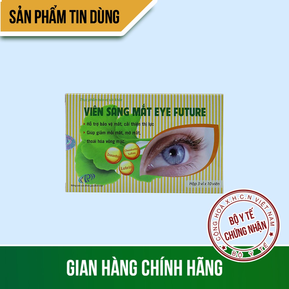 Viên Uống Bổ Mắt EyeFuture ♥️Chính hãng♥️ - Giúp sáng mắt chăm sóc mắt, tăng cường thị lực giảm khô, mỏi, đau nhức mắt