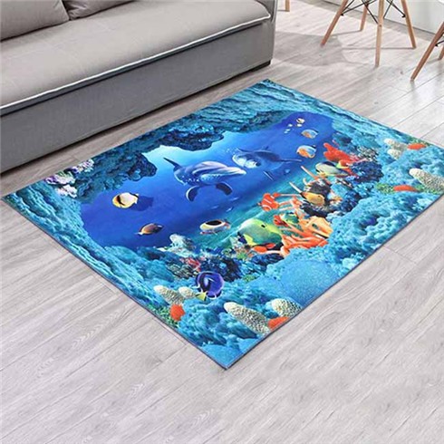 Thảm lau chân siêu thấm chống trượt 3D size lớn 60x 90cm.