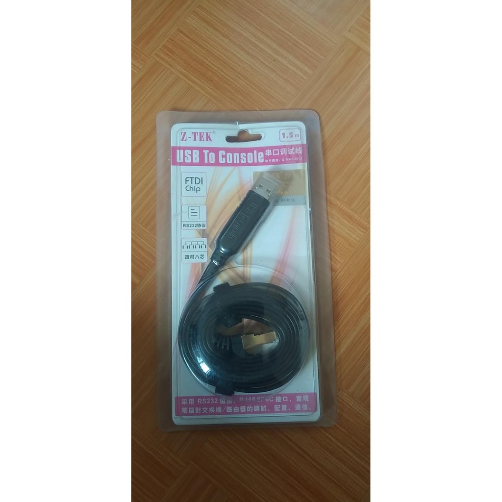 Dây Z-tek USB to Console 1,5m ZE-711 - Hàng Chính Hãng