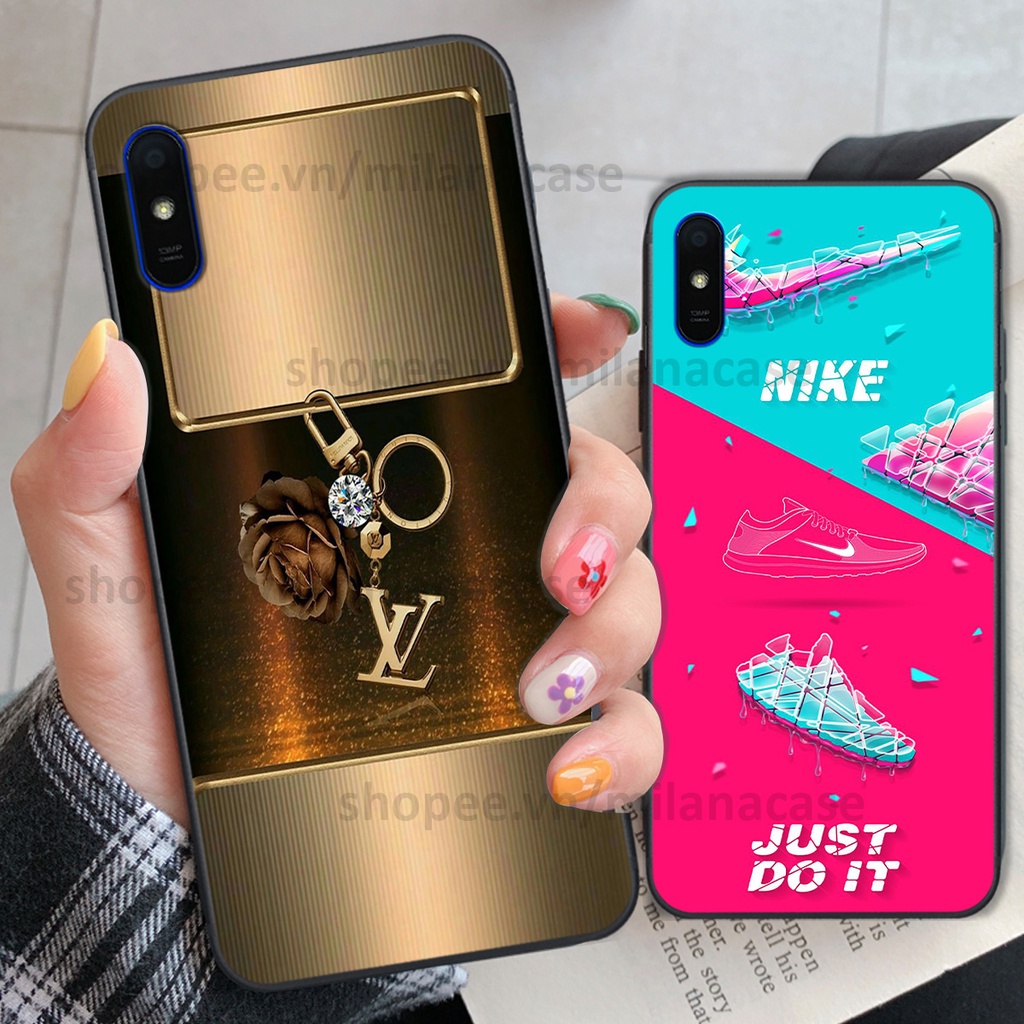 Ốp Xiaomi Redmi 7A / 8A / 9A in hình các thương hiệu nổi tiếng sang chảnh, đẳng cấp, cá tính