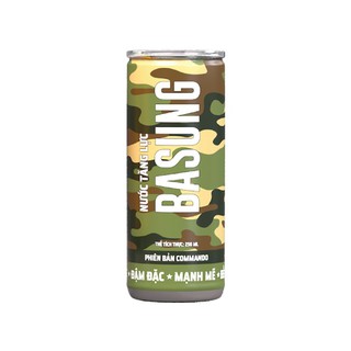 [HSD 03/02/2022] Nước tăng lực Basung phiên bản commando (vị truyền thống) lon 330ml