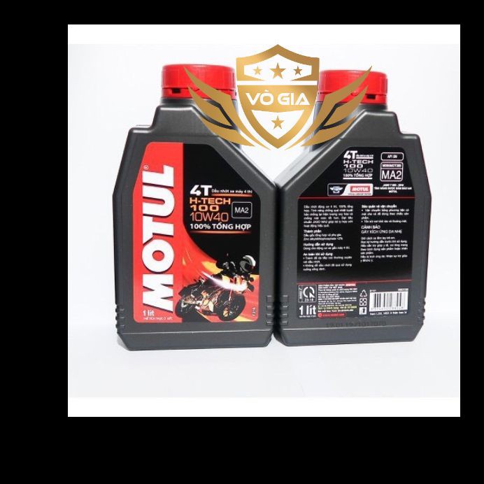 (Giá cạnh tranh) Motul H-Tech 10w40 1L - Nhớt xe số cao cấp