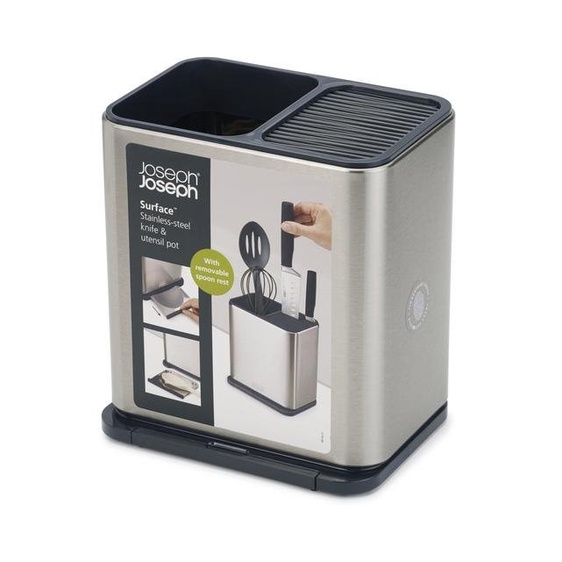 Hộp cắm dao và đựng thìa dĩa Joseph Joseph 85114 Surface [Hàng nhập Đức chính hãng]