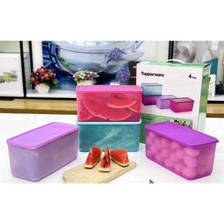 Bộ 4 hộp trữ mát FUNTASTIC 3.1L 27.5 x 13.6 x 12.8cm