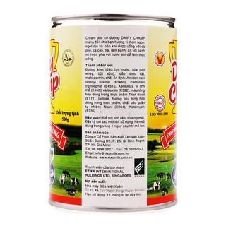 SỮA ĐẶC DAIRY CHAMP LON 500GR