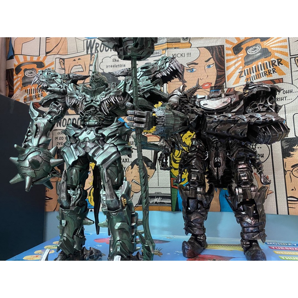 Mô hình Grimlock Oversize Transformer LS05  hãng BMB đồ chơi lắp ráp khủng long LS-05 Cao 38cm robot LS 05