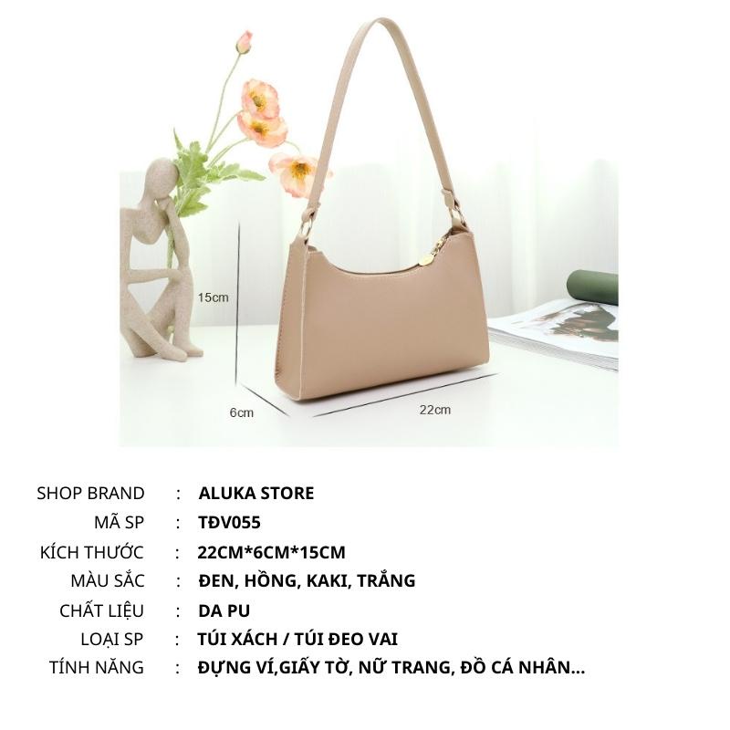 Túi kẹp nách đeo chéo thời trang nữ da dày đi chơi cao cấp phong cách hothit OLUKA STORE TĐV055