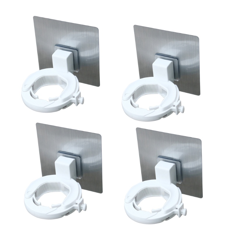 Set 4 Giá Đỡ Chai Nước Rửa Tay Dạng Nhấn Tiện Lợi