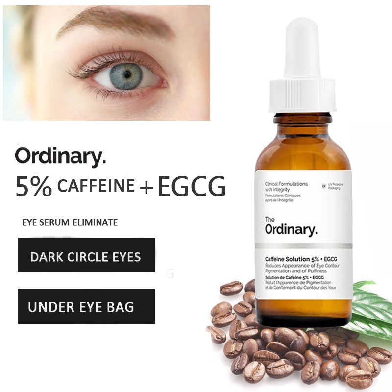 [HỘP LEM DO SẢN XUẤT] Serum The Ordinary Caffeine Solution 5% + EGCG 30ml dưỡng ngừa thâm bọng mắt
