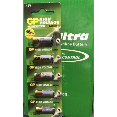 VỈ 5 VIÊN PIN 12V - 27A CHÍNH HÃNG GP