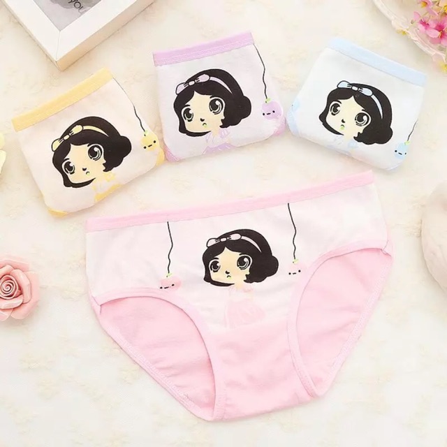 Combo 4 quần chip bé gái