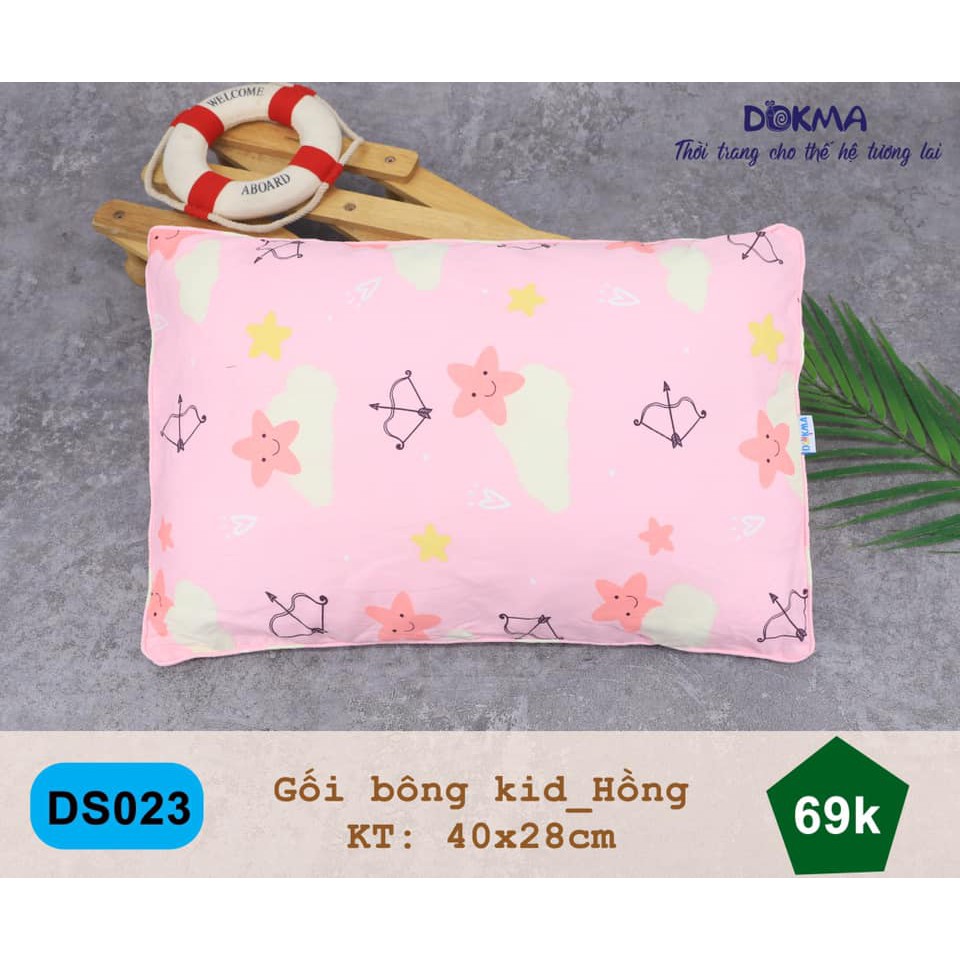 DS023 Gối bông kids Dokma cho bé (40x28cm)