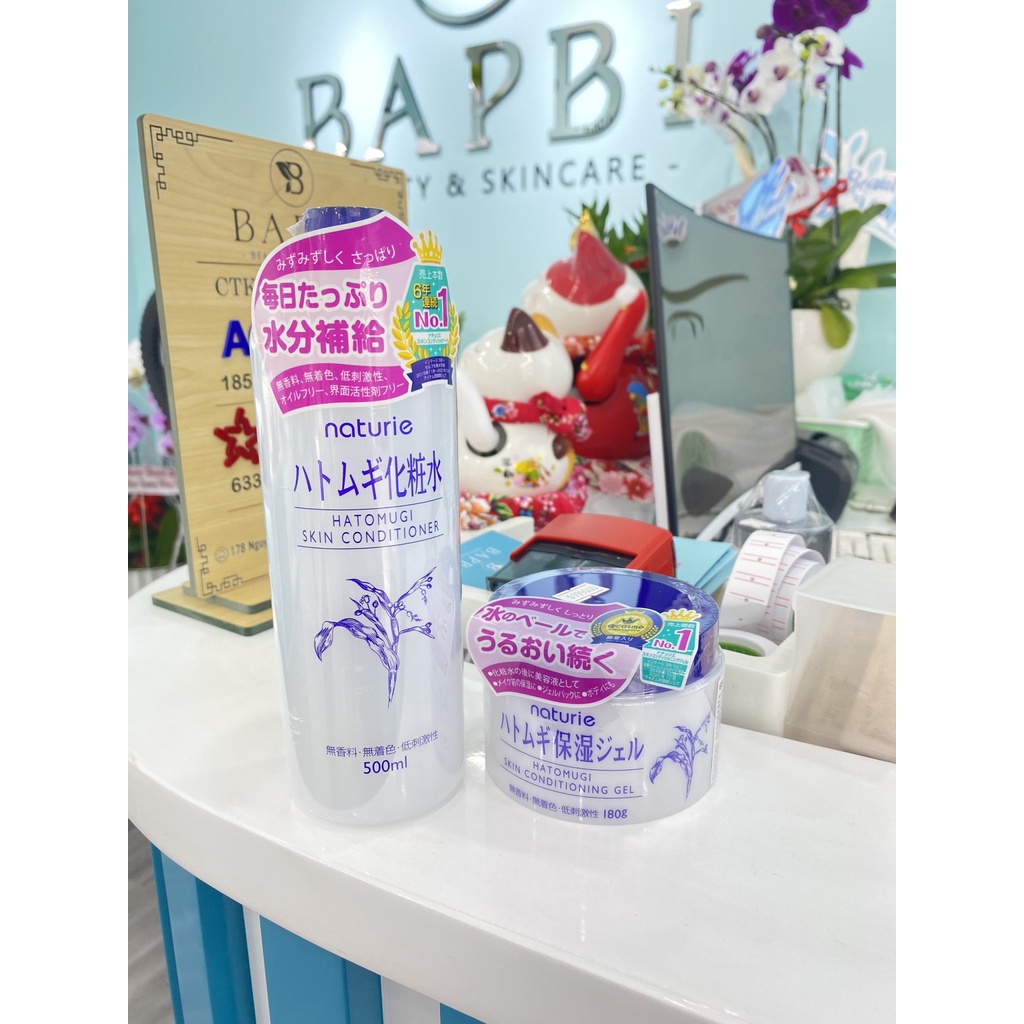 Nước Hoa Hồng Ý Dĩ Naturie Hatomugi Skin Conditioner Nước Hoa Hồng Hatomugi Ý Dĩ