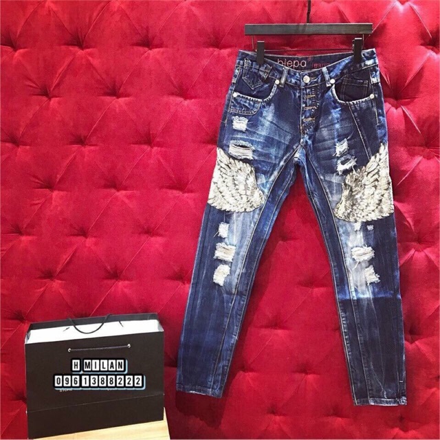 Hót Trend Quần Bò Biker Cánh Chim Siêu chất 💥💥