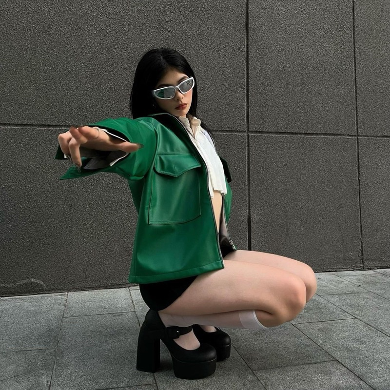 GIÀY CAO GÓT LOLITA A10 ĐẾ CAO 14cm QUAI NGANG BẢN TỎ