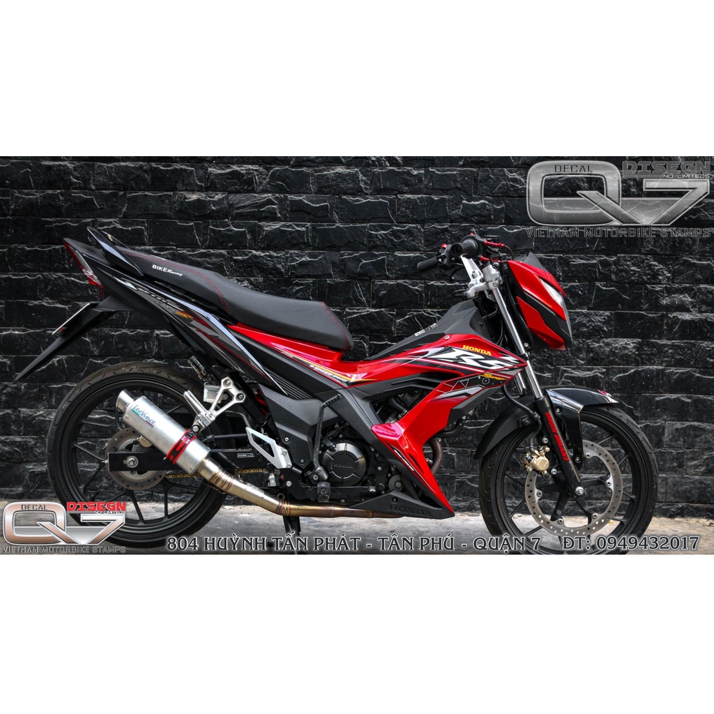 Tem Rời SONIC 150 Đỏ Đen