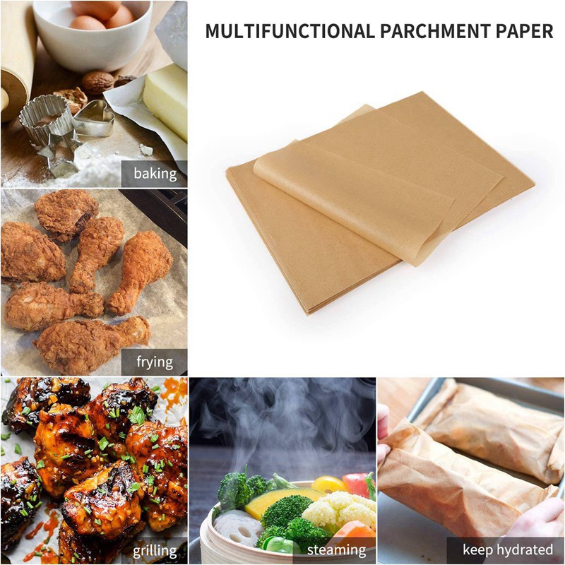 200 Pcs 12X16 inch,8X12 inch Non-Stick Parchment Paper Baking Sheets