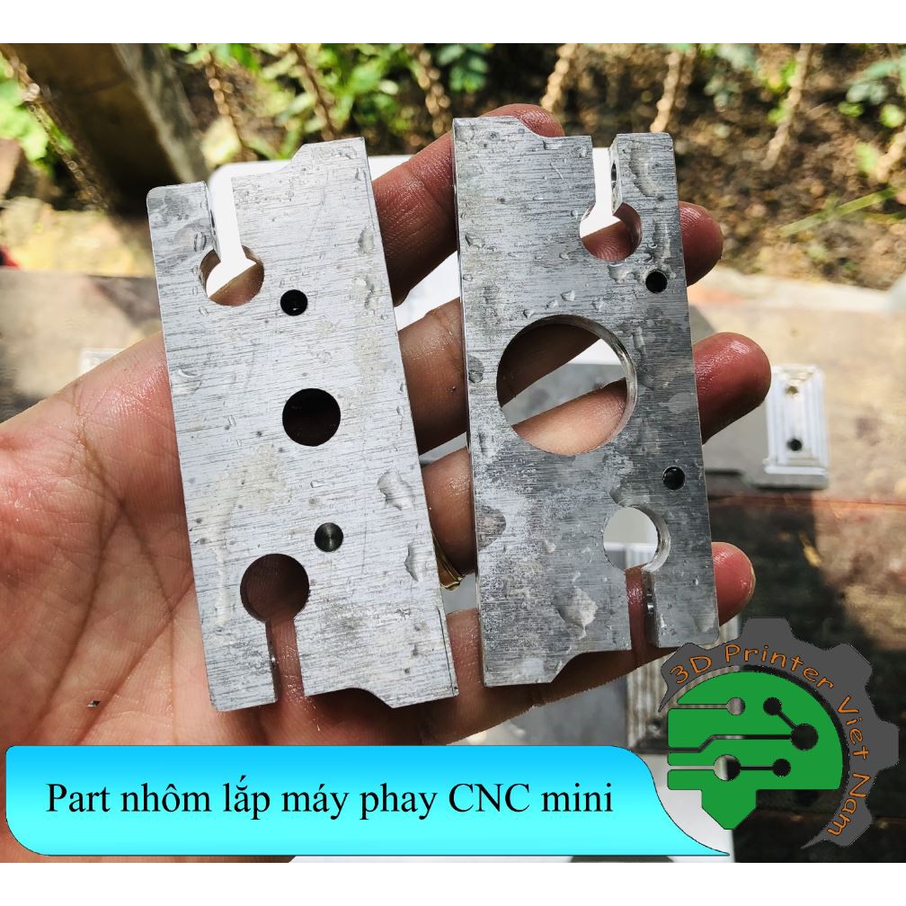 Bộ part nhôm lắp máy CNC mini