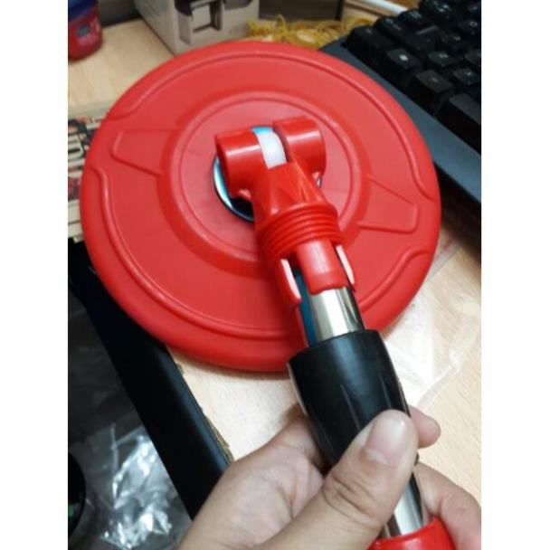 Cây lau nhà 360 độ inox lớn 22mm - 25mm Homeone PP5 Xanh Lá đã kèm bông lau