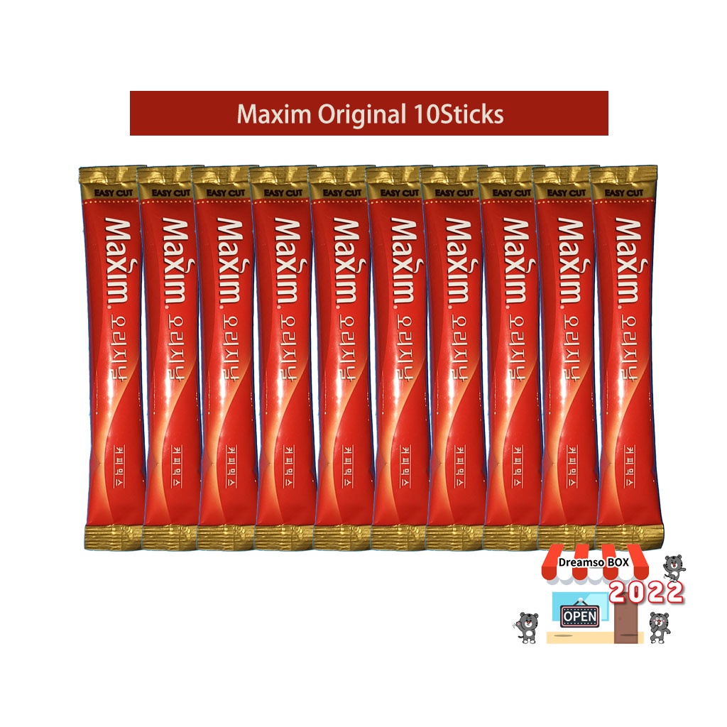 Maxim & ediya nhiều hương vị 10 que / cà phê hàn quốc mix / dreamso