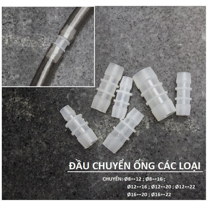 ☘ Đầu Nối Chuyển Ống Các Loại Fi8, Fi12, Fi16, Fi20, Fi 21, Fi22 ☘ Đầu Nối Chuyển Ống Nước Bộ Lọc Bể Cá Cảnh, Thuỷ Sinh