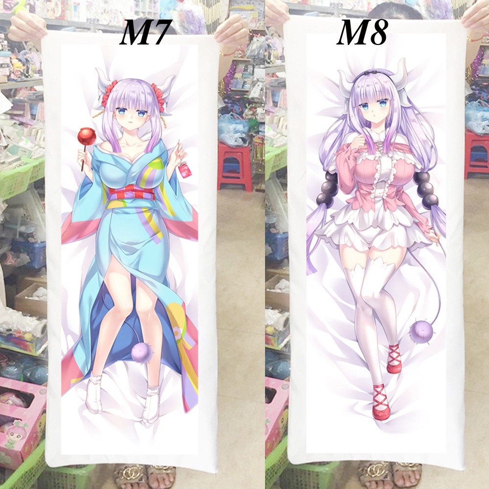 Gối ôm dài Kanna Kamui - Miss Kobayashi Dragon Maid 1mx40cm (Tặng 1 poster hoặc 1 huy hiệu)