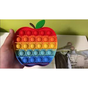 Đồ Chơi Trẻ Em Pop It Chính Hãng Cao Cấp Silicon Cầu Vòng Dày Đẹp Thư Giãn Xả Stress - Shopbecat