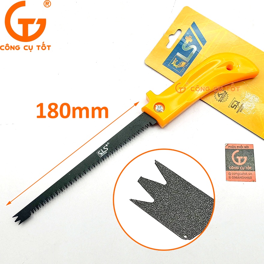 Cưa thạch cao mũi chữ W 180mm LS+